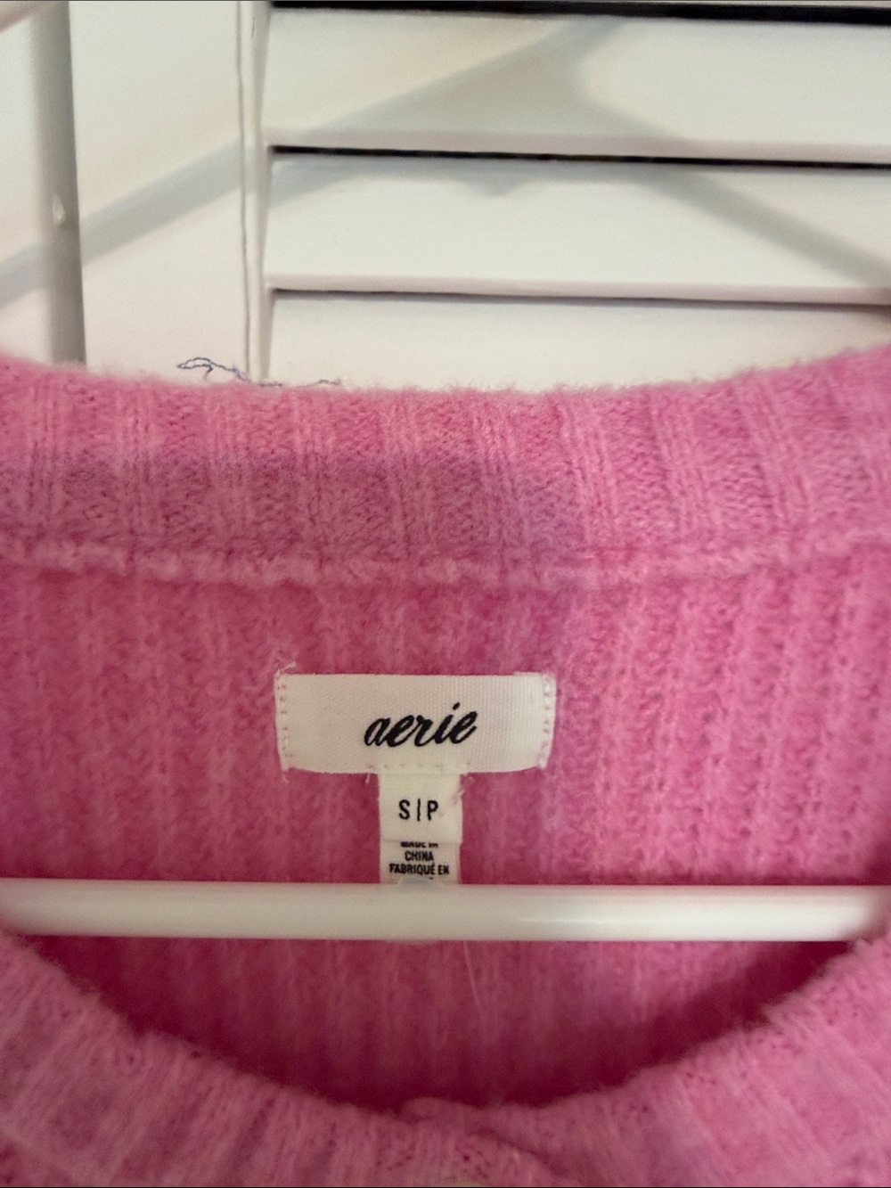 Aerie Bright Pink Short-Sleeve Button Cardigan - Picture 2 of 9